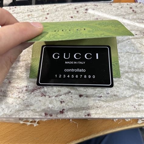 fake gucci ace|gucci authenticity card.